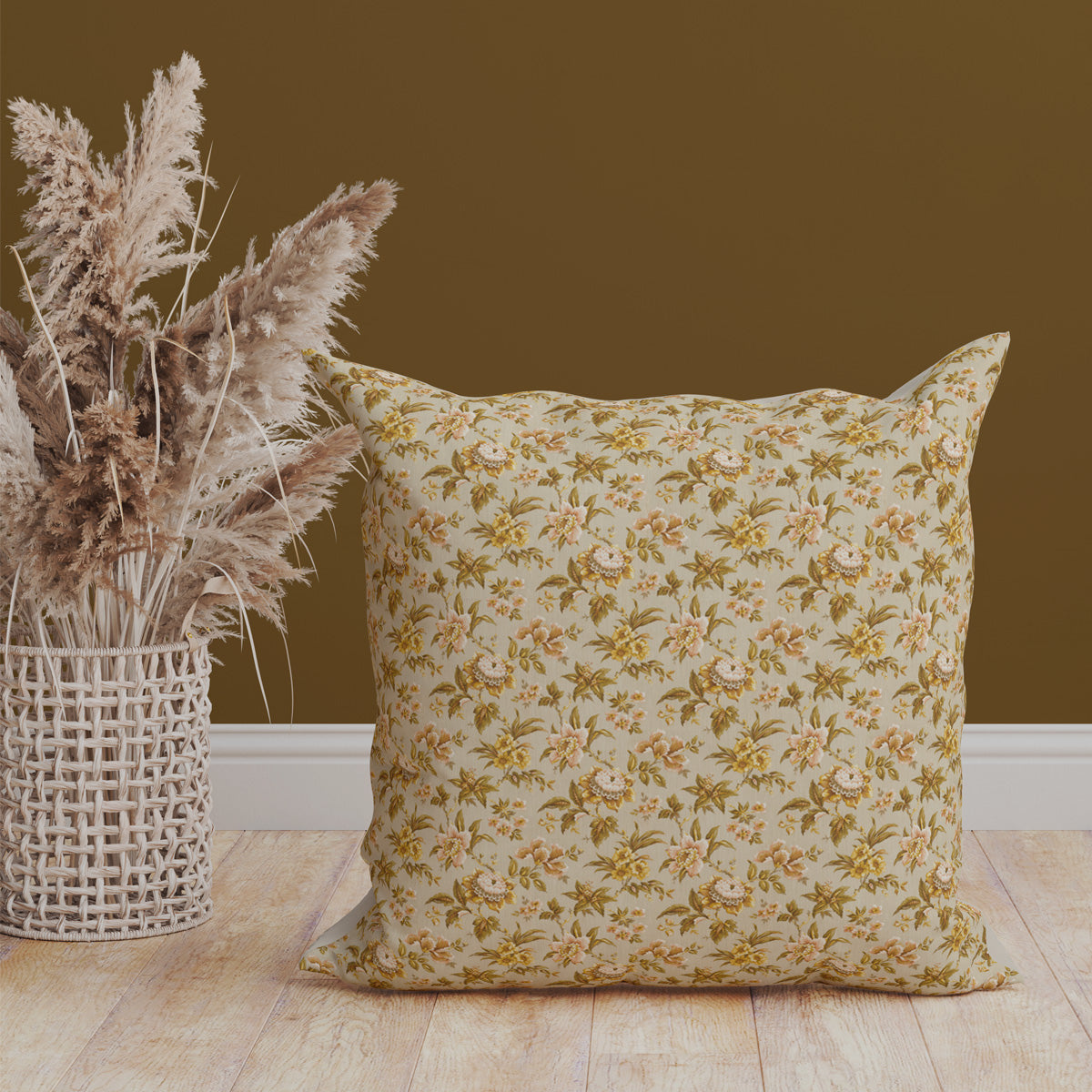 Coussin décoratif en gaze de coton