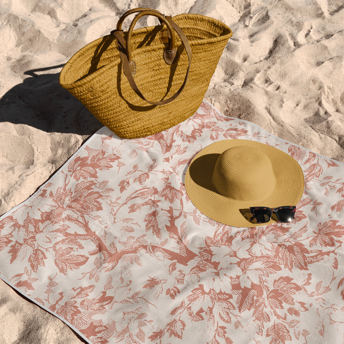 Serviette de plage Andréanne Sépia