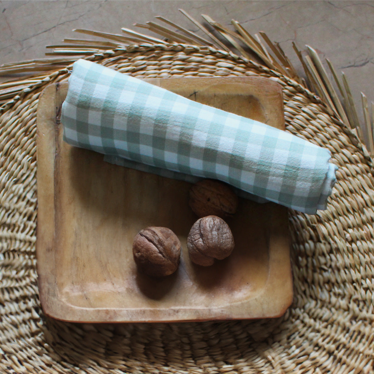 Torchon Cyrielle vert