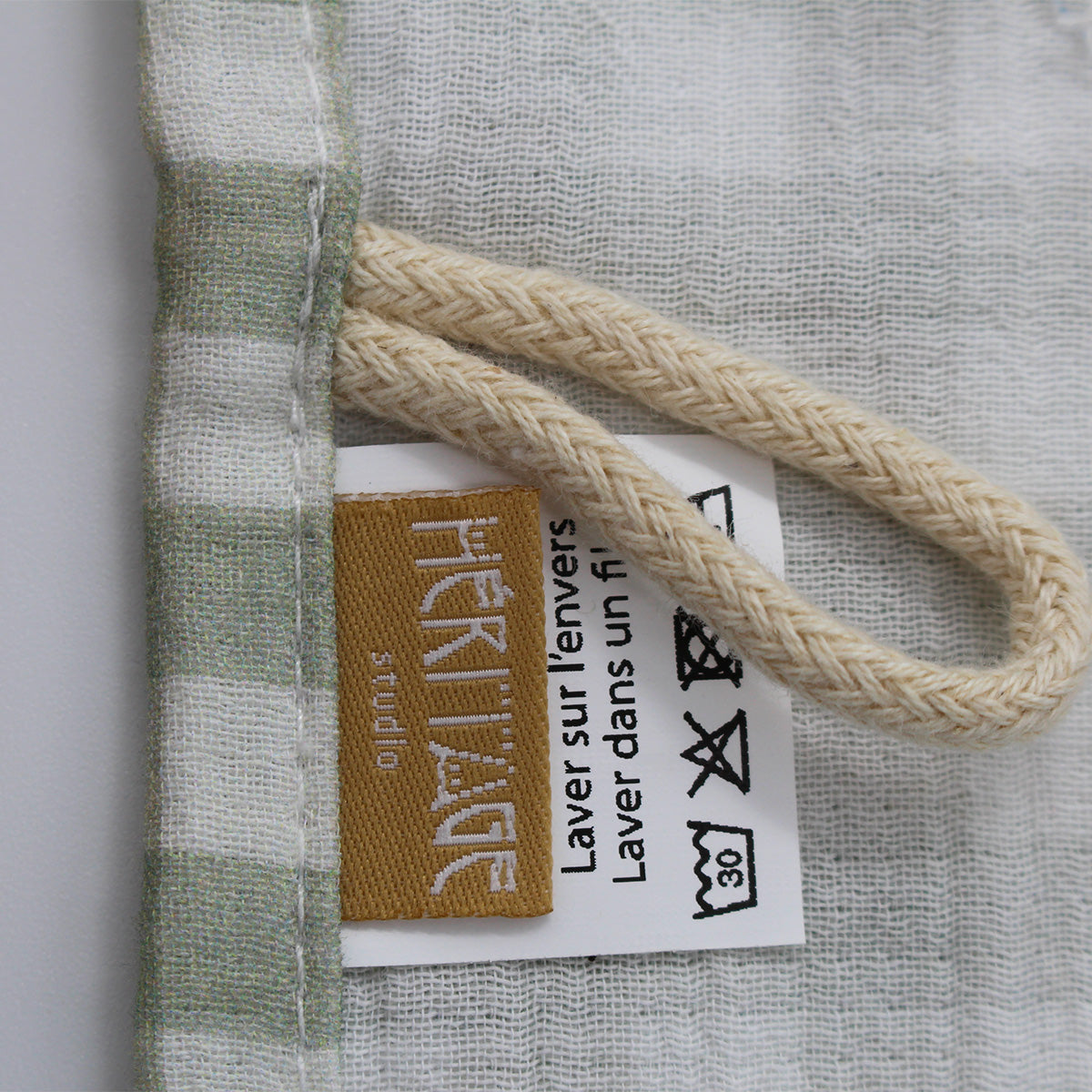 Torchon Cyrielle vert