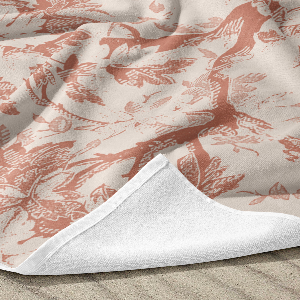 Serviette de plage Andréanne Sépia