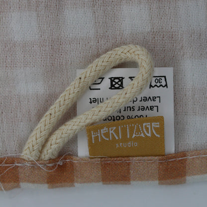 Torchon 100% coton Cyrielle rose