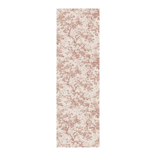 Toile transat fleurie sépia - Andreane
