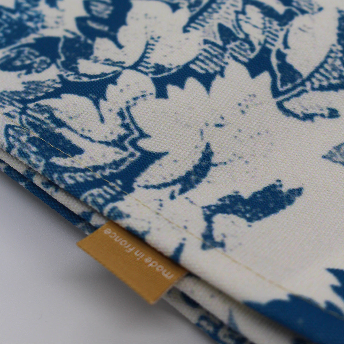 Toile transat fleuri bleu - Andreane