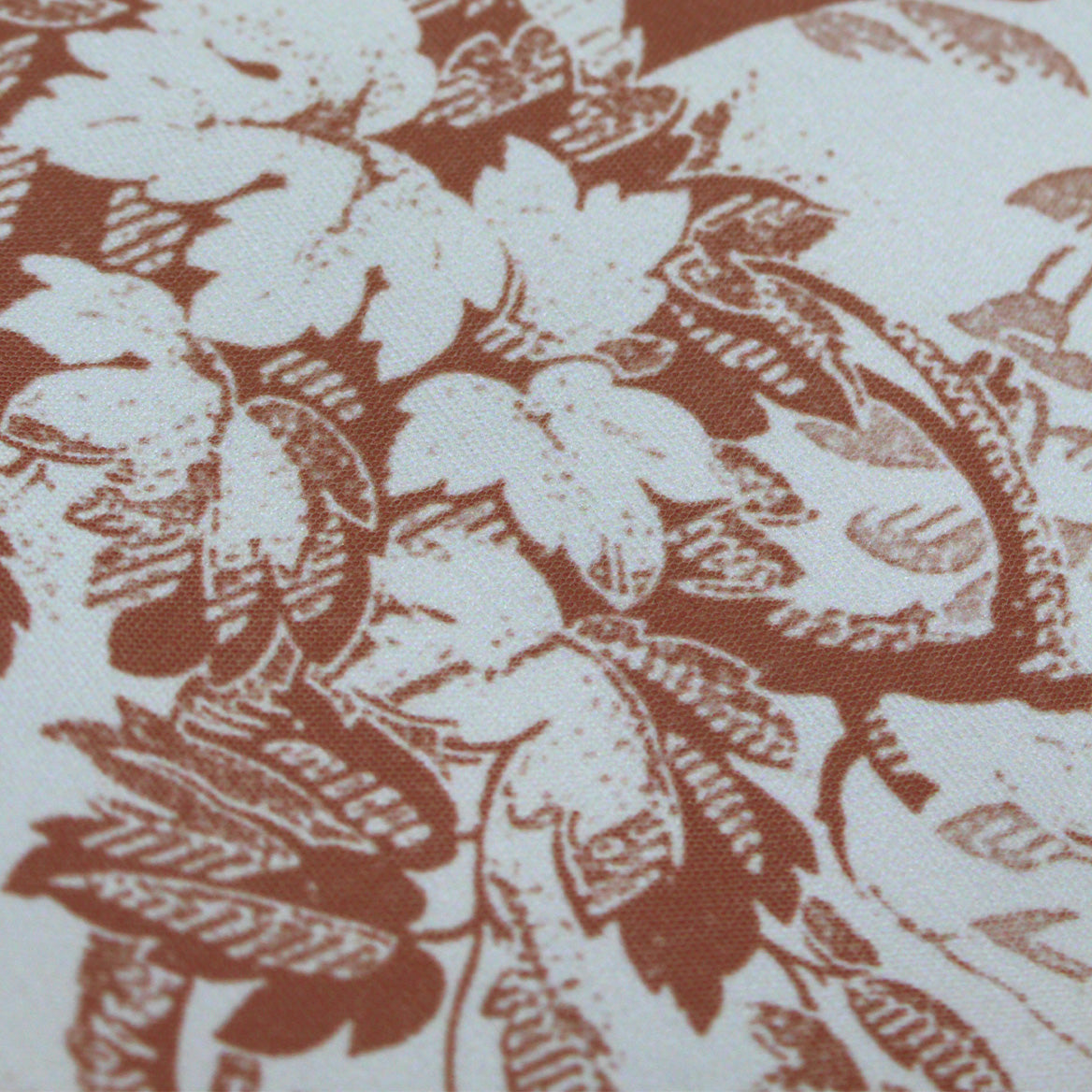 Toile transat fleurie sépia - Andreane